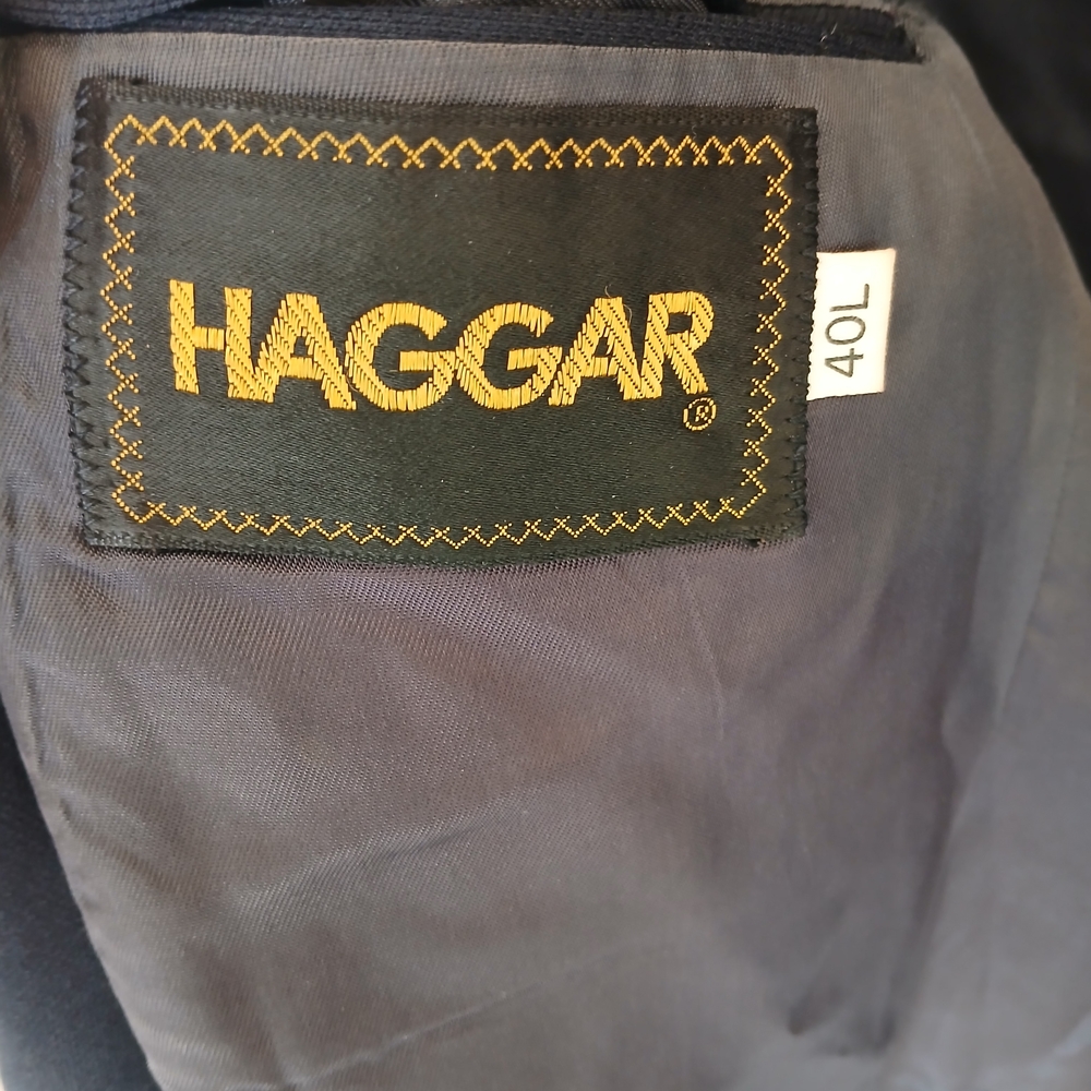 Vintage Haggar Navy Blue Blazer. - Picture 3 of 11